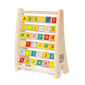 Hape Alphabet Abacus Kids/Toddler Activity Toy 3+
