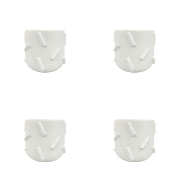 4x Urban Felix 13cm Concrete Planter Pot Small - White