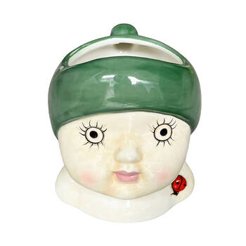 Urban May Gibbs Gumnut Baby Home/Garden Plant Pot Green Planter 16cm