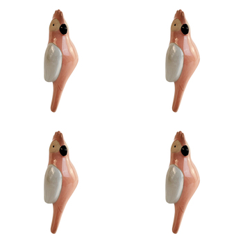 4x Urban 12.5cm Gala Plant Pot Hanger Garden Decor - Pink