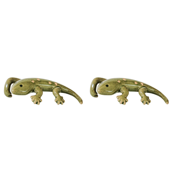 2PK Urban Products Gecko Pot Home Decor Hanger Green 11cm