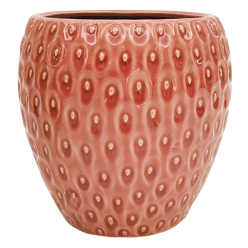 Urban Strawberry Planter Pink 15cm Home Decorative Garden Decor
