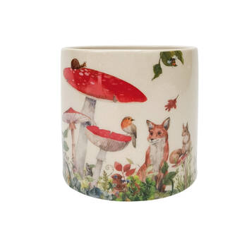 Urban Enchanted Garden Fairy Home/Garden Plant Pot Red Planter 12cm