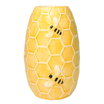 Urban Bee Hive Vase Yellow 17cm Decorative Home Decor