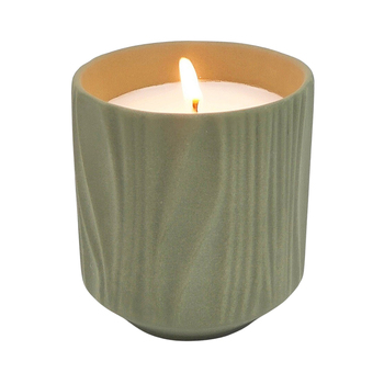 Urban Marlow Abstract Ripple Ceramic 175ml Vanilla Scented Candle - Green