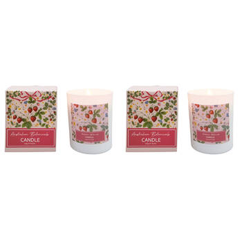 2PK Urban Australian Botanicals Strawberry Fields Soy Blend One-Wick Candle 150g