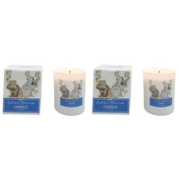 2x Urban Australian Botanicals Popcorn Blue Soy Blend One-Wick Candle 150g