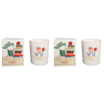 2PK Urban Australian Botanicals Bookworm You're The Best Soy One-Wick Candle