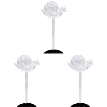 3PK Urban Snail Plant Water Seeper Clear 24cm Durable Watering Can Garden Decor