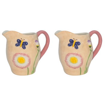 2PK Urban Ella Jug Pink 14cm Decorative Kitchen/Lounge Decor