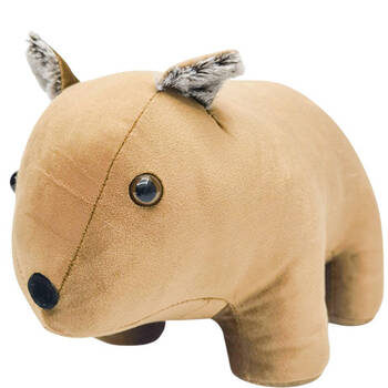 Urban Wombat Door Stopper Home/Room Decor 18cm Brown