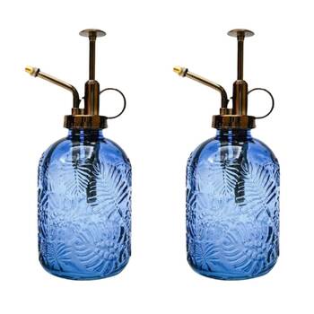 2x Urban Tropical Water Mister Plant Watering Container Blue 20cm 