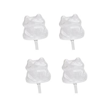 4PK Urban Frog Water Seeper Plant Pot Watering Tool Clear 26cm 
