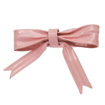 Urban Bow Napkin Metal Ring Table Organiser Pink 6cm 