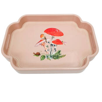 Urban Enchanted Garden Tray Home/Kitchen Food Server Pink 35cm