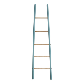 LVD Wood 175cm Angle Ladder Home/Office Decorative - Sky