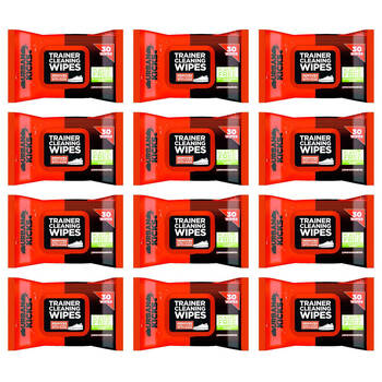 12x 30pc Urban Kicks Trainer Cleaning Wipes Marks & Scuff Remover Shoe Cleaner