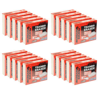 20x 3pc Urban Kicks Trainer Eraser Marks & Scuff Remover Just Add Water Shoe Cleaner