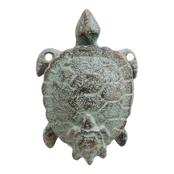 LVD Cast Iron 11.5cm Antique Turtle Doorknocker Home Decor