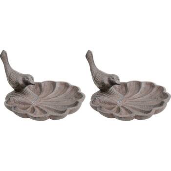 2PK LVD Bird Feeder Outdoor Garden/Patios Decor 15x13.5cm - Scallop