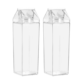2PK Boxsweden 1L Crystal Fridge Bottle 