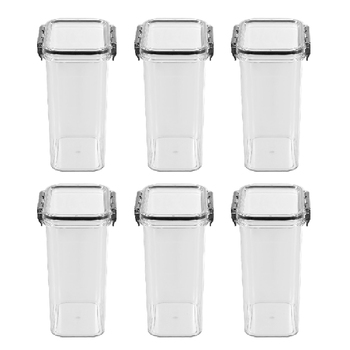 6PK Boxsweden Crystal 1.4L/18.5cm Pantry Storage Container - Clear