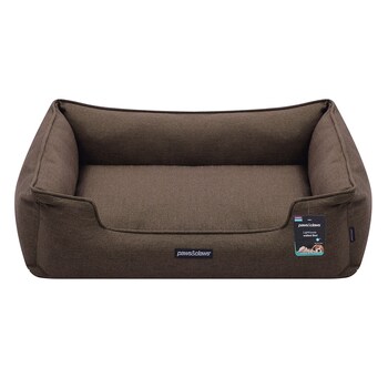 Paws & Claws 80cm Pia Walled Cat/Dog Pet Bed Large - Brown