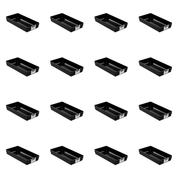 16PK Boxsweden Drawer Organiser Tray Rectangle 30.5x15cm - Assorted