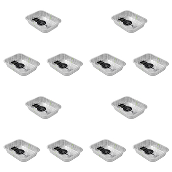 24pc Lemon & Lime Premium Smooth Wall Foil Tray 31x24.5cm - Silver