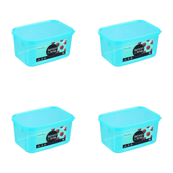 24pc Lemon & Lime 2L Simple Fresh Food Container Assorted