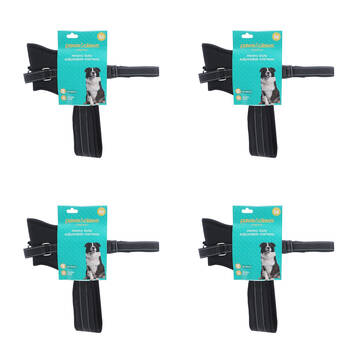 4PK Paws & Claws Strong Secure Lock Pet Harness Medium 65-80cm