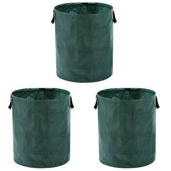 3PK Boxsweden Durable Garden Bag Jumbo 270L 66x66x75.5cm