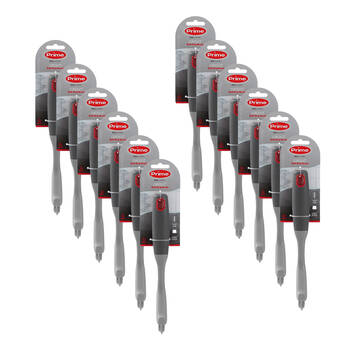 12PK Boxsweden Essential Prime Indoor Grout Cleaning Brush with Soft Grip 25cm