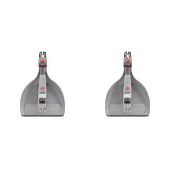 2PK Boxsweden Prime Dustpan and Brush Soft Grip Handle with Rubber Lip Non-Slip
