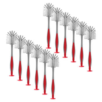 12PK Boxsweden Prime Cleaning Essentials Suction Handle Dish Brush Assorted 