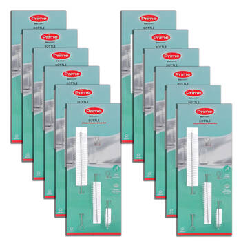 12x 3pc Boxsweden Prime Bottle Cleaning Pipe Brush Set Muli-Length Assorted 