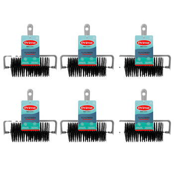 6PK Boxsweden Prime Flyscreen Cleaning Wheel w/ Brush/Comfort Grip Handle Assorted