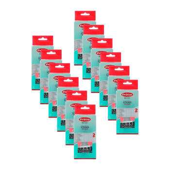 12PK 2pc Boxsweden Prime Stainless Steel Kitchen Cleaning Scourer w/ Handle Assorted