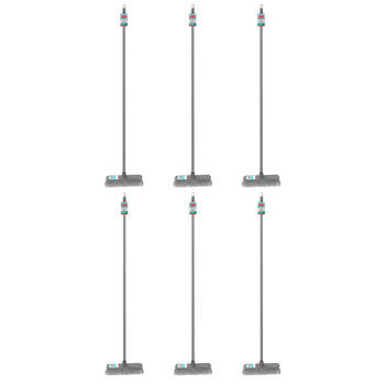6PK Boxsweden Prime Essentials Lightweight Broom w/ Long Handle 1.2m Assorted