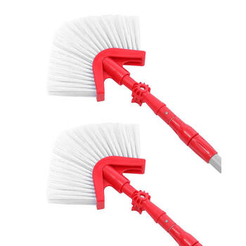 2PK Boxsweden Prime V-Shaped Corner Cobweb Brush with Rotating Head Assorted
