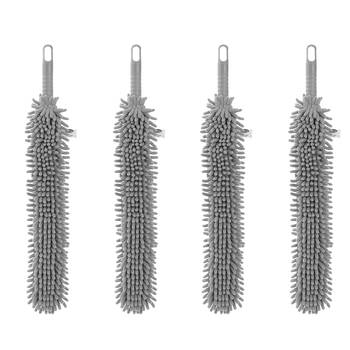 4PK Boxsweden Prime Flexible Microfibre Washable Indoor Duster 57cm Assorted