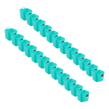 24PK Boxsweden Mini Flexible Storage Organiser Square Tub/Box 5L/23x20x20cm Assorted