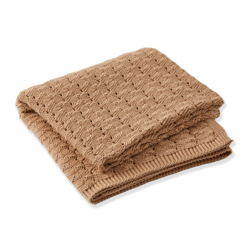 Nordic Kids Harley Baby 100cm Cot/Pram Cotton Knit Blanket