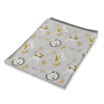 Jiggle & Giggle Spectacular Animals Baby Cotton Blanket
