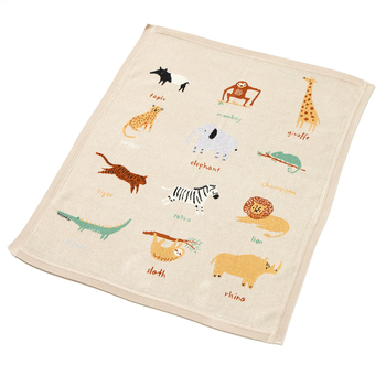 Jiggle & Giggle Cotton Zambezi Knitted Baby Blanket Natural 0m+ 100cm