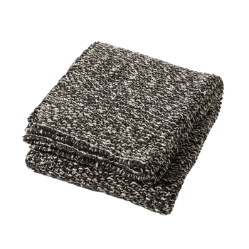 Pilbeam Living Bedford 127x152cm Cotton Throw - Charcoal