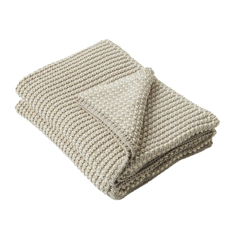 Pilbeam Living Baxter 127x152cm Cotton Throw - Taupe