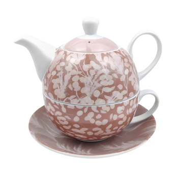 Urban 19cm Boho Ceramic Tea for One Ceramic Pot/Cup Drinkware - Pink