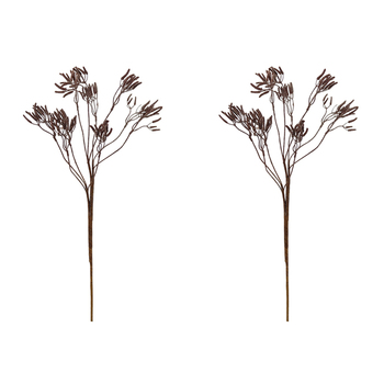 2x Urban Dried Look Artificial Flower 70cm Kangaroo Paw Stem - Pink