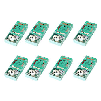 8PK Urban Pawsitive Dog Matchbox Memory Gift Keepsake Figurine 5cm Turquoise 